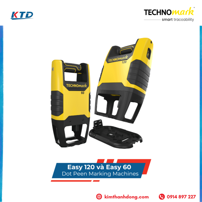 Technomark Easy 60 & Easy 120 Dot Peen Marking Machines