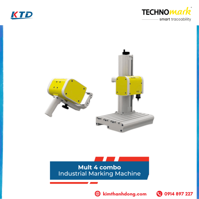Technomark Multi4 Dot Peen Marking Machine Combo