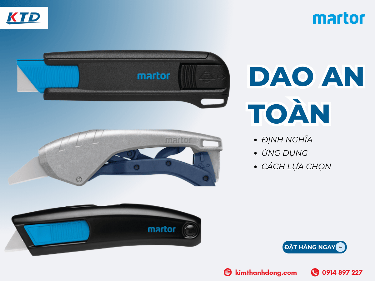 Tìm hiểu về dao an toàn Martor