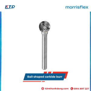 Ball-shaped carbide burr
